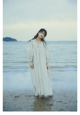 Gabardina de lino Hailey