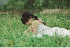 Pantalones de algodón y lino Suri