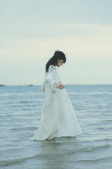 Agnes Long Sleeve Linen Cotton Dress