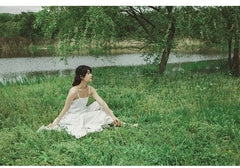 Pantalones de algodón y lino Suri