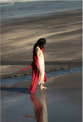 Gabardina de lino y algodón Colleen para mujer