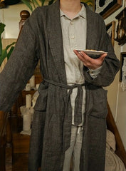 Bata de lino y algodón de Minnie