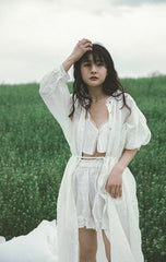 Jacquelyn Linen Trench Coat