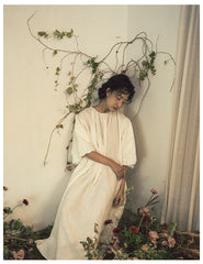 April Linen Cotton Maxi Dress