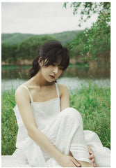 Pantalones de algodón y lino Suri