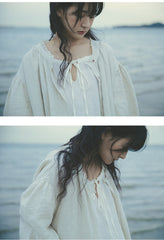 Hailey Linen Trench Coat