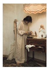 Vestido sin mangas de lino y algodón Maisy