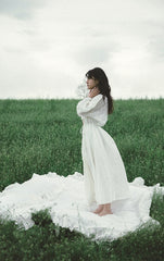 Jacquelyn Linen Trench Coat