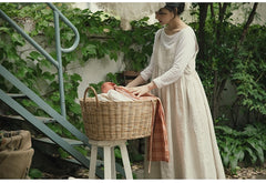 Vestido sin mangas de lino y algodón Rebecca