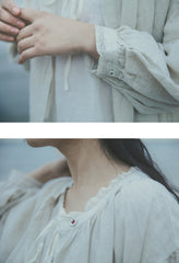 Hailey Linen Trench Coat