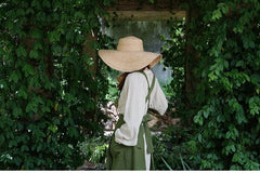 Hannah Linen Cotton Pinafore Dress