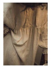 Vestido sin mangas de lino y algodón Maisy