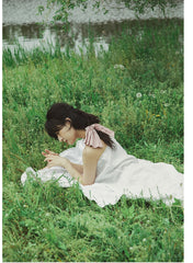 Pantalones de algodón y lino Suri