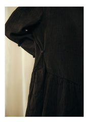 Vestido largo Katherine de lino y algodón