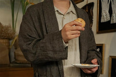 Bata de lino y algodón de Minnie