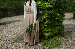 Vestido estilo pichi de lino y algodón Hannah