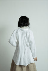 Camisa de manga larga Patricia de lino y algodón