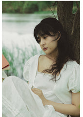 Pantalones de algodón y lino Suri