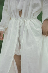 Jacquelyn Linen Trench Coat