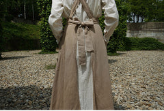 Vestido estilo pichi de lino y algodón Hannah