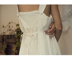 Antonia Linen Cotton Maxi Slip Dress