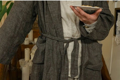 Bata de lino y algodón de Minnie