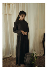 Katherine Linen Cotton Maxi Dress