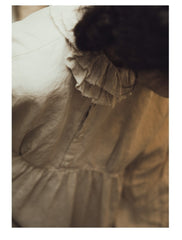 Vestido sin mangas de lino y algodón Maisy