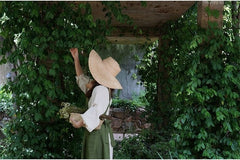 Hannah Linen Cotton Pinafore Dress