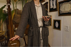 Bata de lino y algodón de Minnie