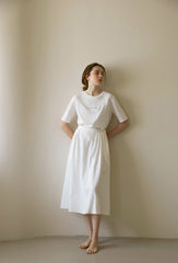 Elegant Women's Pure Cotton T-Shirt with Tailored Fit and Soft Textured Lightweight Fabric