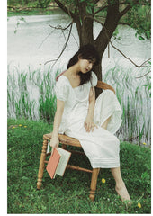 Pantalones de algodón y lino Suri