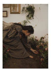 Vestido sin mangas de lino y algodón Frances