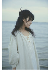 Hailey Linen Trench Coat