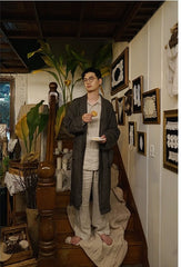 Bata de lino y algodón de Minnie