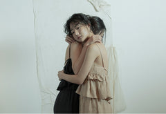 Tamara Linen Cotton Ruffle Pants