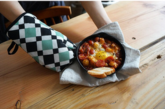 Servilleta de lino y algodón