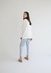 Long-Sleeve Linen Blazer With Tailored Notch Lapels And Button Front For Structured Layering