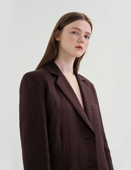 Tailored Women's Linen Shorts with Relaxed Fit and Mid-Length Hem for Effortless Style