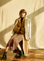 Belted Longline Linen Blazer for Women with Notch Collar and Deep Pockets – Lightweight Outerwear