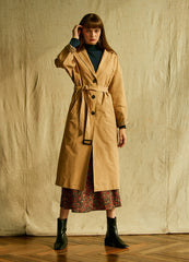 Belted Longline Linen Blazer for Women with Notch Collar and Deep Pockets – Lightweight Outerwear