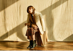 Belted Longline Linen Blazer for Women with Notch Collar and Deep Pockets – Lightweight Outerwear