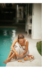 Linen Tie-Front Jumpsuit with Wide-Leg Cut and Adjustable Shoulder Straps