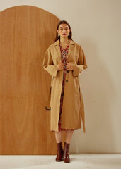 Belted Longline Linen Blazer for Women with Notch Collar and Deep Pockets – Lightweight Outerwear