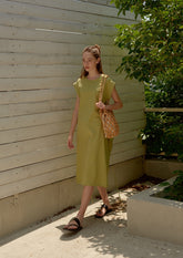 Sleeveless Linen Dress for Women with Minimalist A-Line Cut and Lightweight Summer Comfort