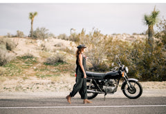 Linen Wide-Leg Jumpsuit with Backless Tie-Strap Design and Utility Pockets