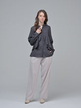 Cotton Poplin Wide-Leg Pants with Tailored Waistband and Flowing Silhouette for Elegant Comfort