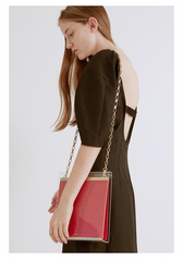 A-Line Linen Dress With Gathered Neckline And Elbow-Length Sleeves