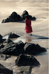 Gabardina de lino y algodón Colleen para mujer