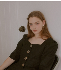 Straight-Leg Mid-Rise Jean Pants in Pure Cotton Denim